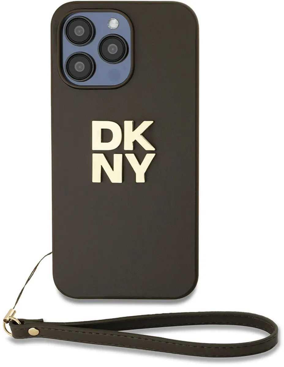 DKNY Hoesje iPhone 15 Pro Max - Bruin - DKHCP15XPBSWSA