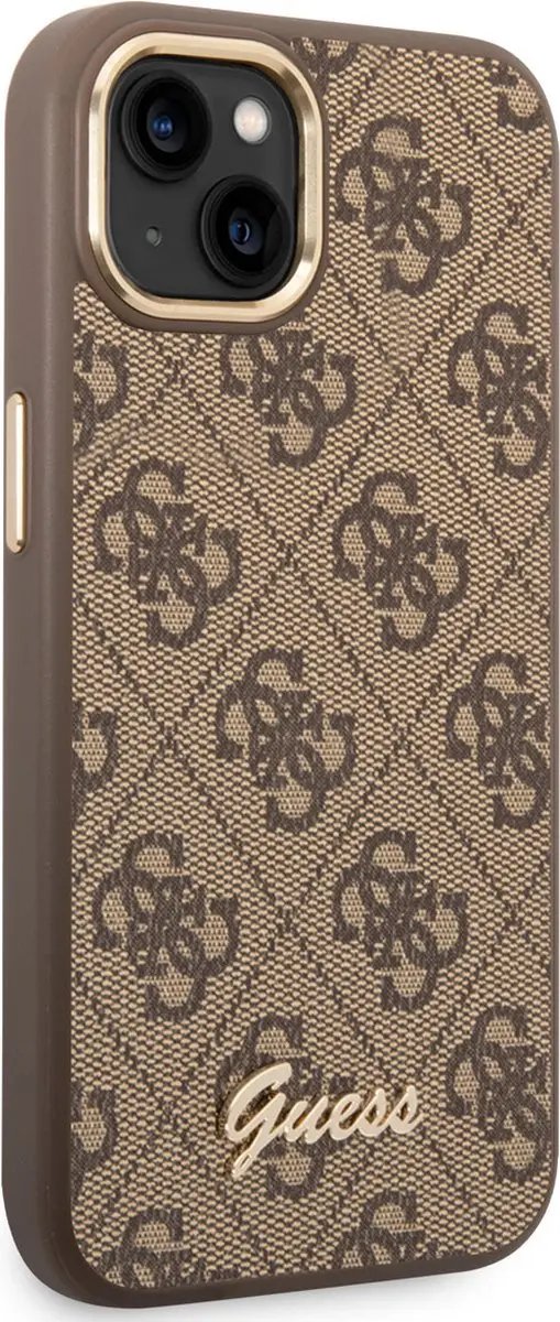 GUESS iPhone 14 Plus Telefoonhoesje - Bruin