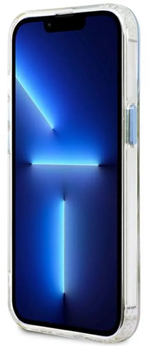 GUESS Translucent Back Case - iPhone 13 Pro Blauw - MagSafe