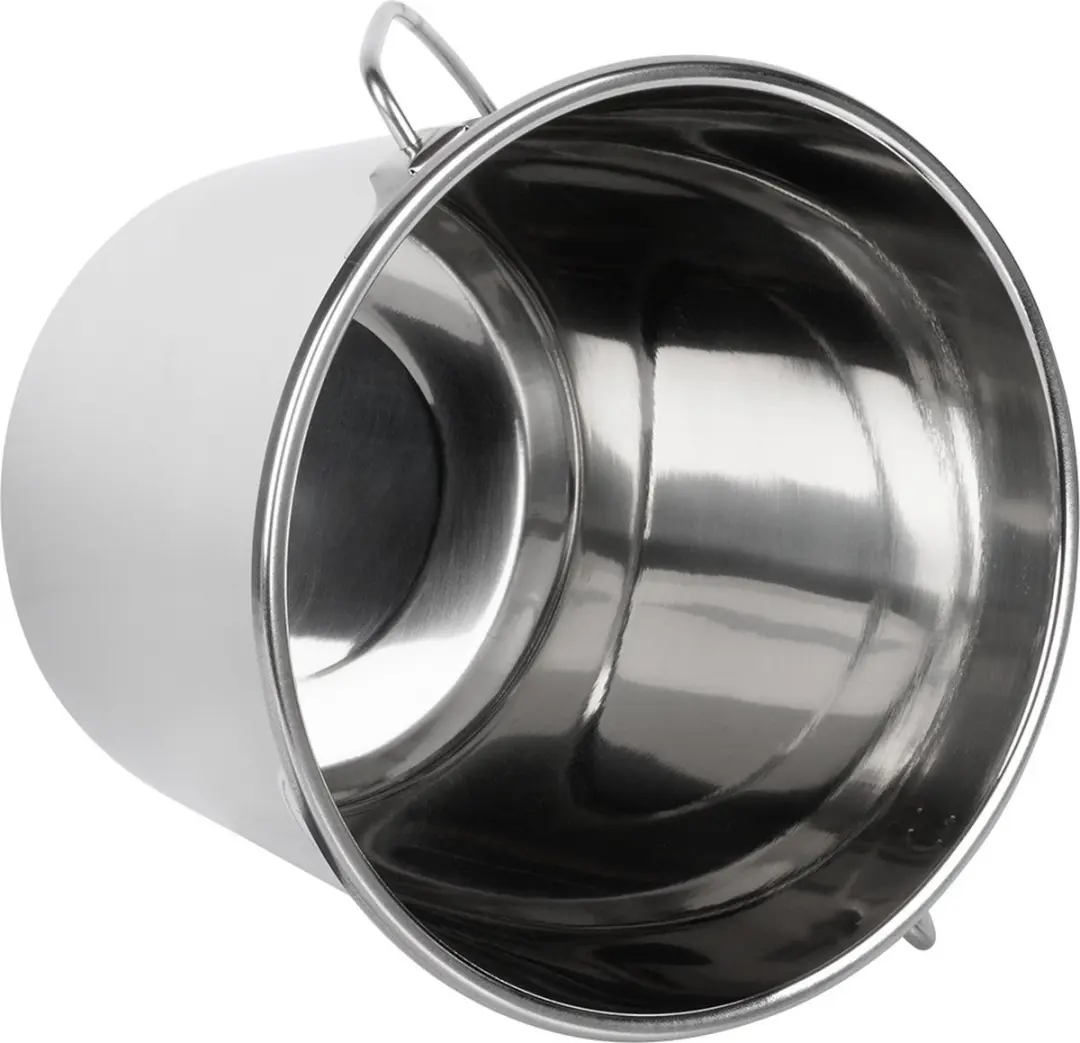 Orion Roestvrijstalen Voedselemmer 8L - Zilver