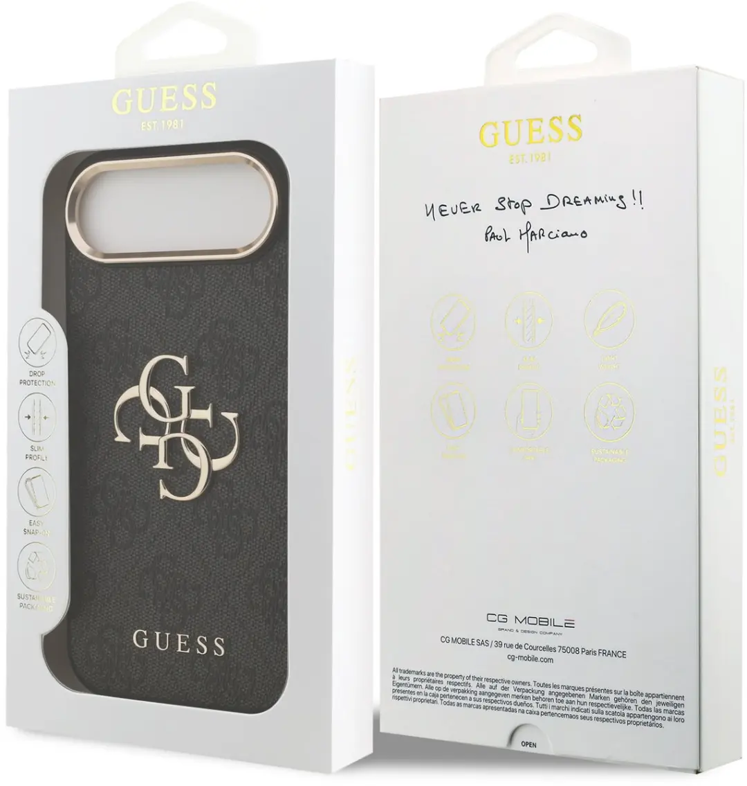 Guess iPhone 17 Air Back Cover - 13781 - Zwart