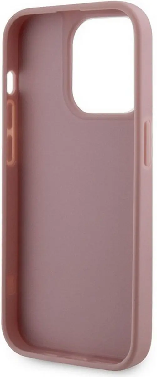 Guess Roze Back Cover met Rhinestones voor iPhone 15 Pro