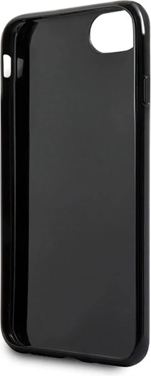 GUESS Triangle Glitter Back Case - iPhone 7/8/SE Zwart - afbeelding 6 van 6
