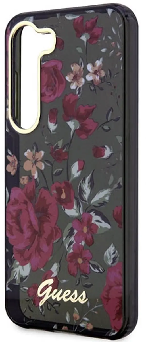 GUESS Samsung Galaxy S23 Plus Hoesje Khaki - Flower - afbeelding 6 van 6