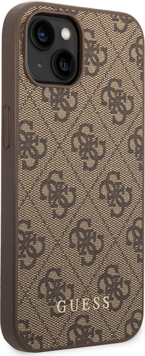 Guess 4G Back Case - iPhone 14 Bruin - afbeelding 3 van 4