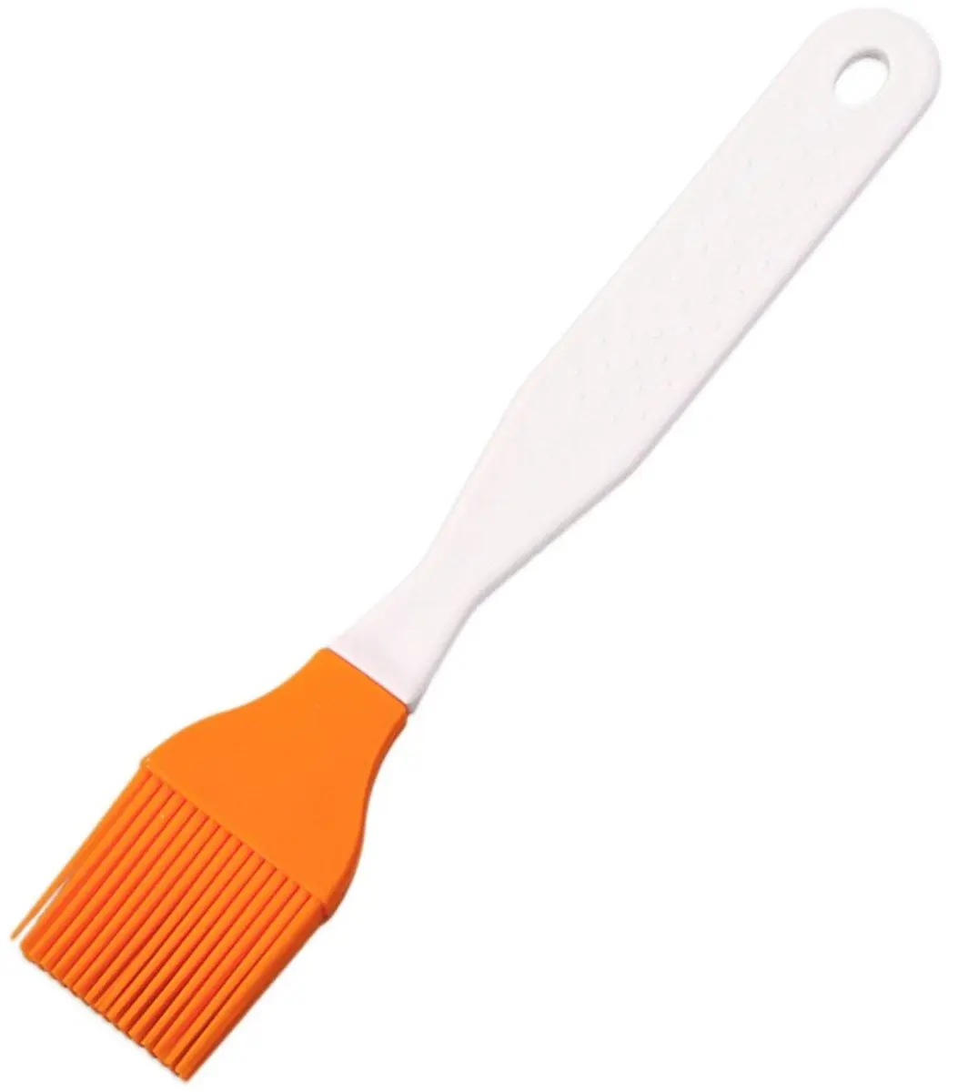 Orion Sillinie Siliconen Keukenborstel 22cm - Oranje/Wit