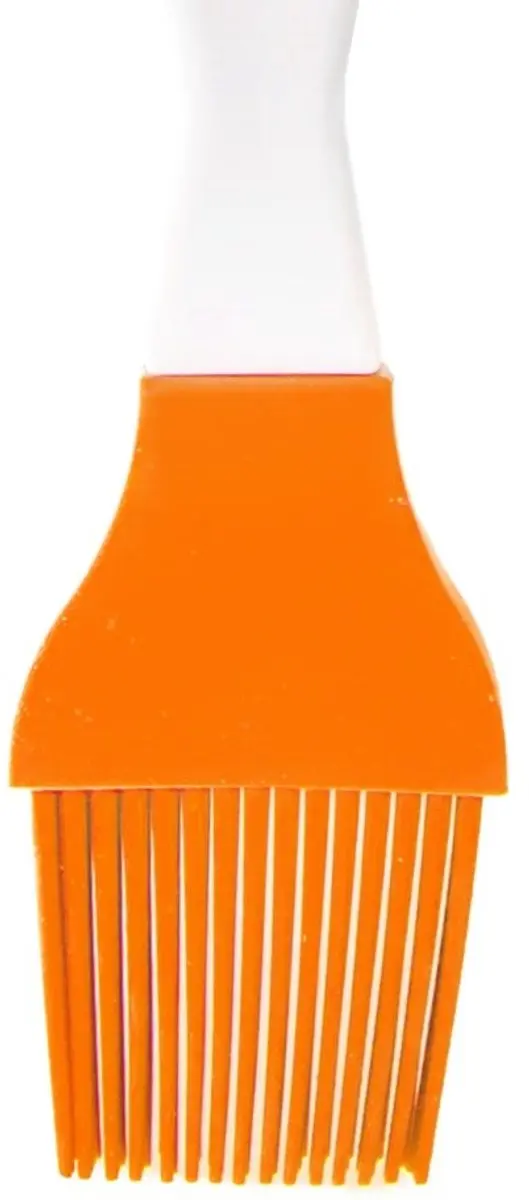 Orion Sillinie Siliconen Keukenborstel 22cm - Oranje/Wit