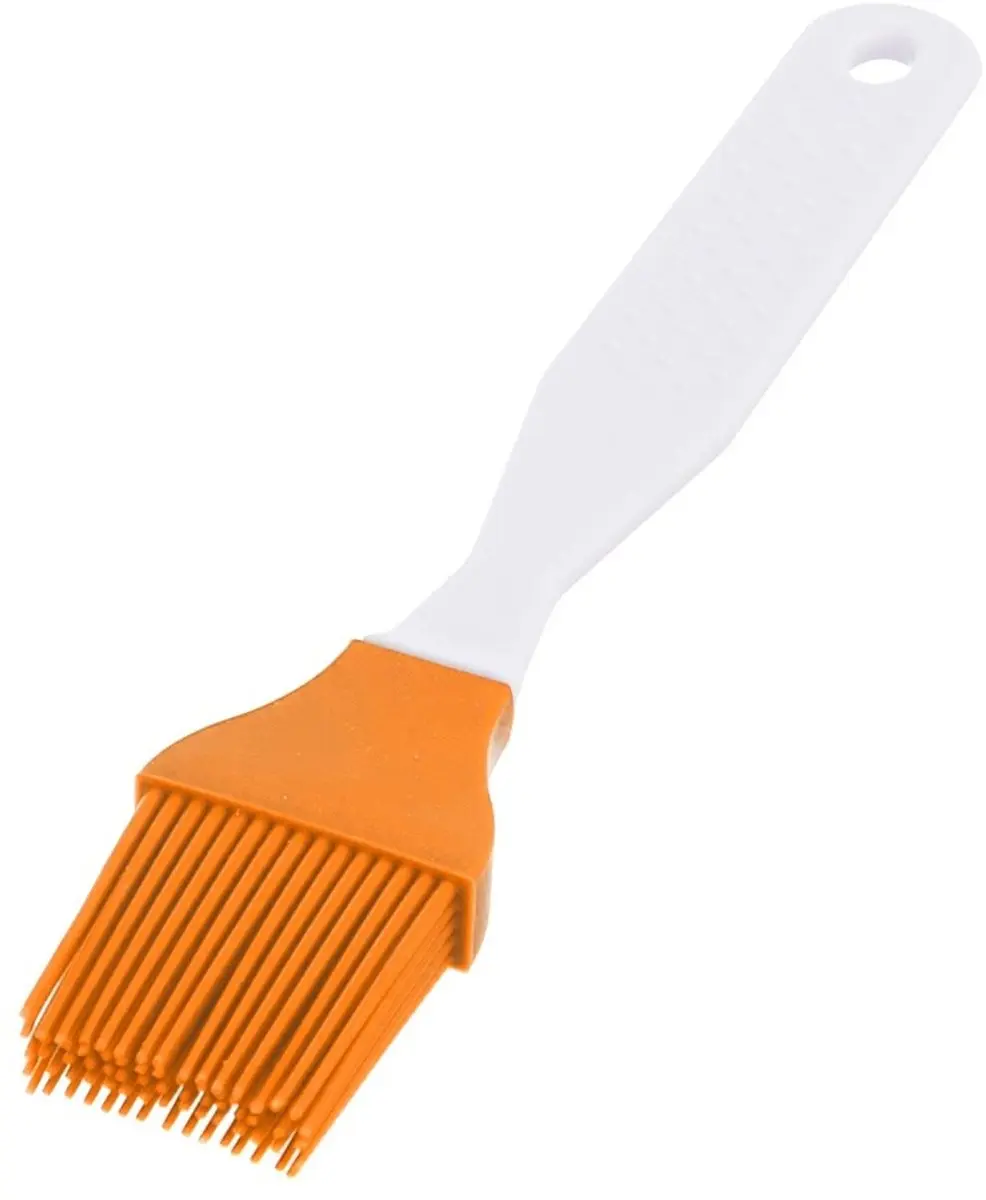 Orion Sillinie Siliconen Keukenborstel 22cm - Oranje/Wit