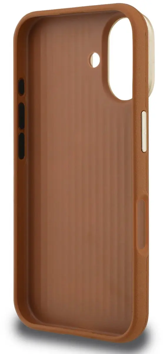Guess iPhone 16 Hoesje 4G Logo - Bruin - afbeelding 6 van 6