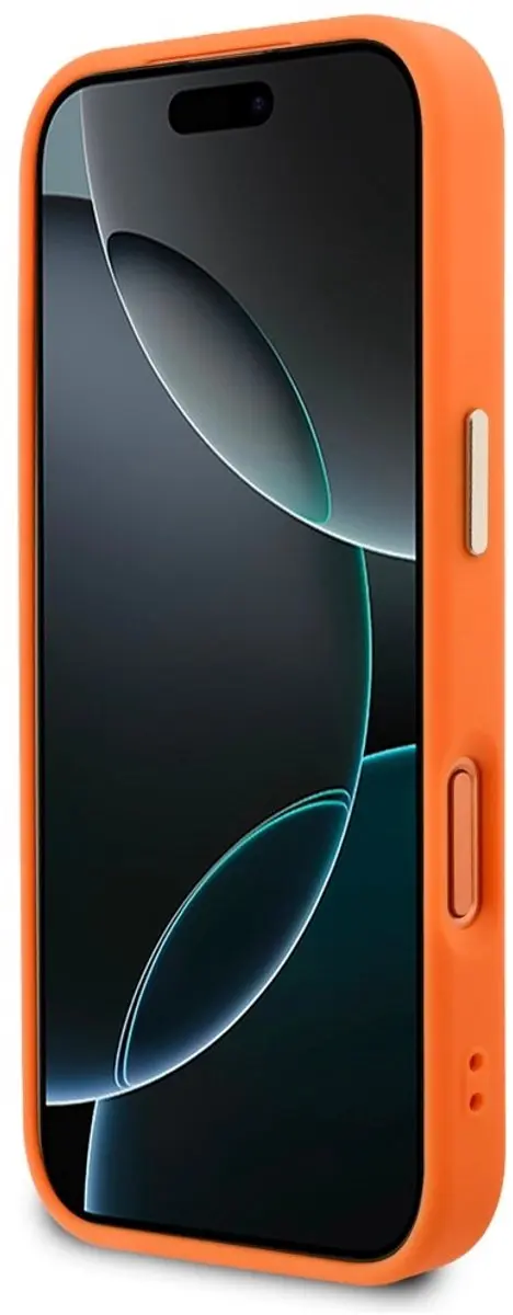 Guess PU Perforated 4G Logo Backcover 14721 - Oranje