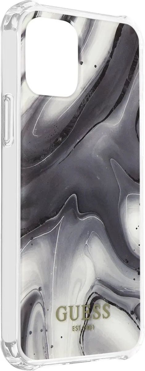 Guess Marble Back Case met Polsbandje