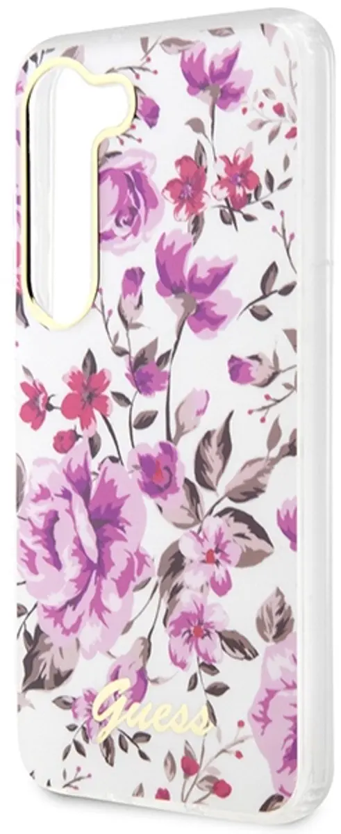 GUESS Flower Back Case - Samsung Galaxy S23 - Wit - afbeelding 6 van 6