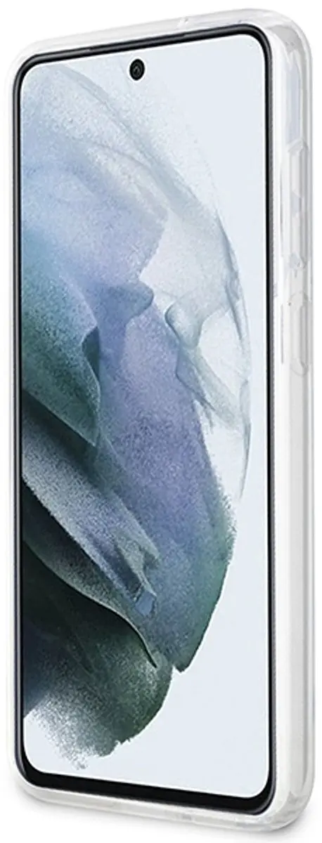 GUESS Flower Back Case - Samsung Galaxy S23 - Wit