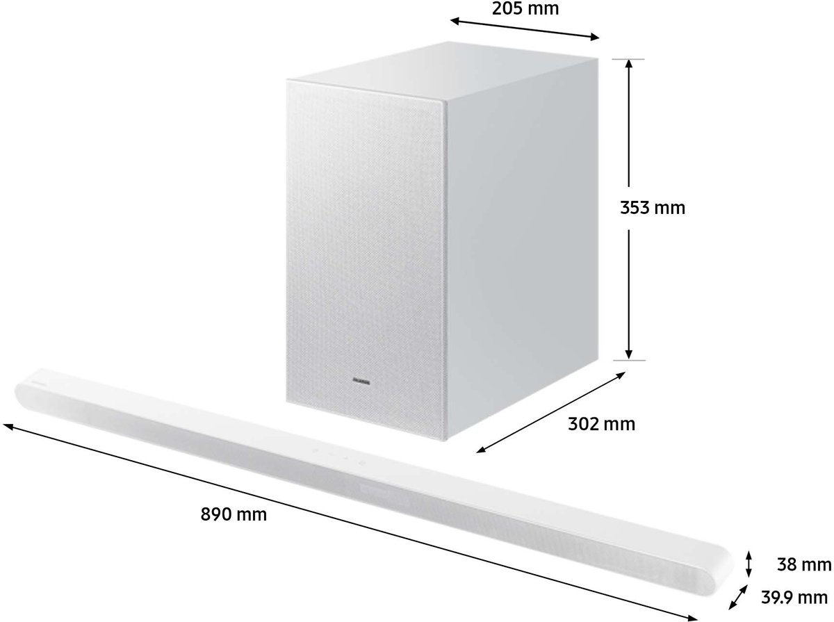 Samsung HW-S701D Wit 3.1 kanalen