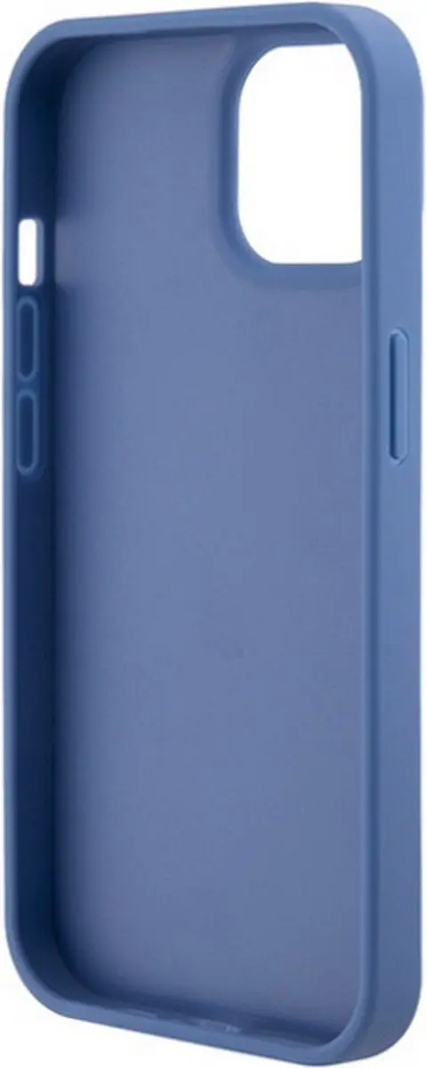 GUESS 4G Triangle Crossbody Hoesje - iPhone 15 - Blauw