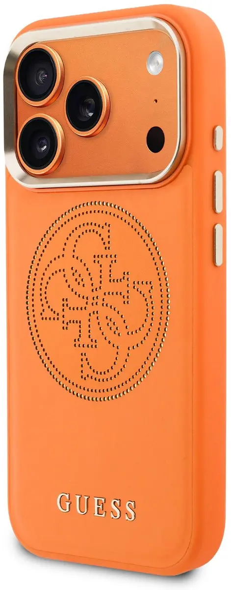 GUESS PU Perforated 4G Logo Backcover 14722 - Oranje - afbeelding 3 van 6