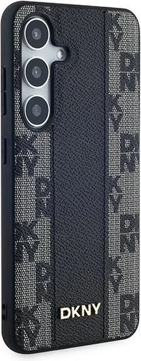 DKNY Hoesje Samsung Galaxy S24 MagSafe - Zwart DKHMS24SPCPVSLK - afbeelding 6 van 6