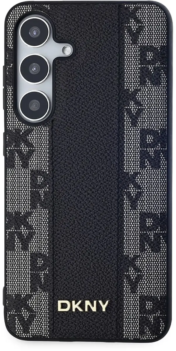 DKNY Hoesje Samsung Galaxy S24 MagSafe - Zwart DKHMS24SPCPVSLK