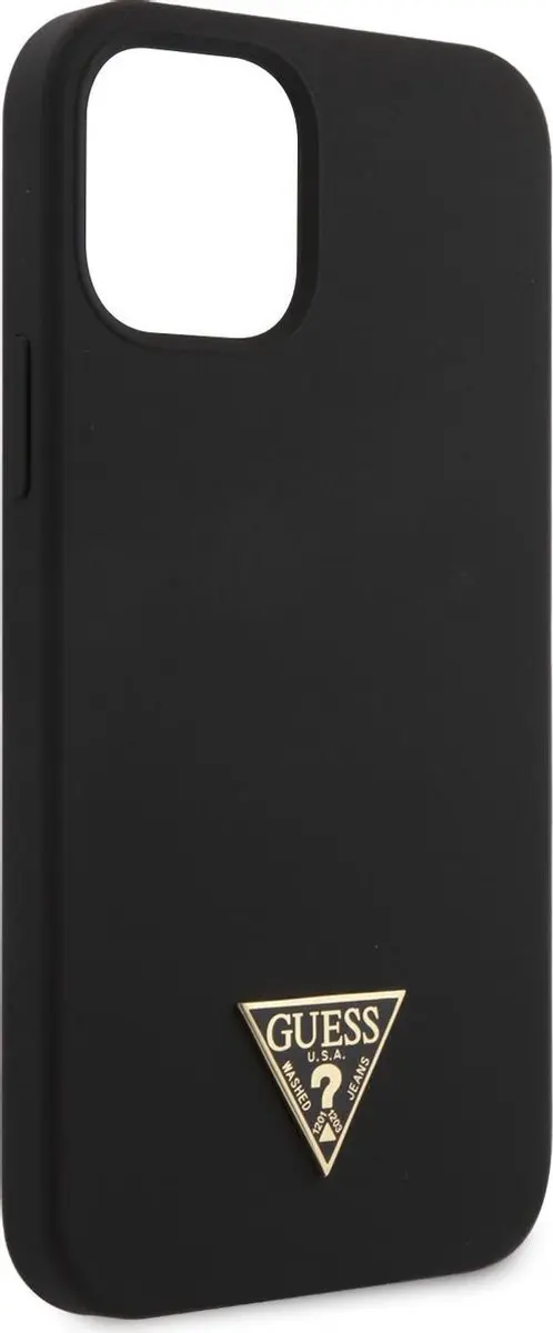 GUESS Hoesje iPhone 12/12 Pro Triangle - Zwart