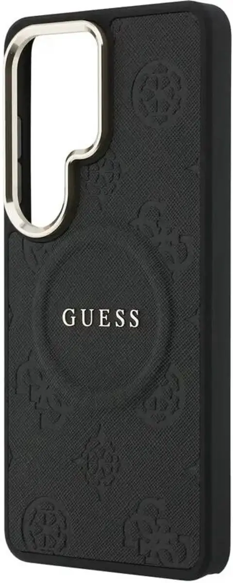 Guess Hoesje Galaxy S26 Ultra - Peony Hot Stamp - MagSafe - Zwart