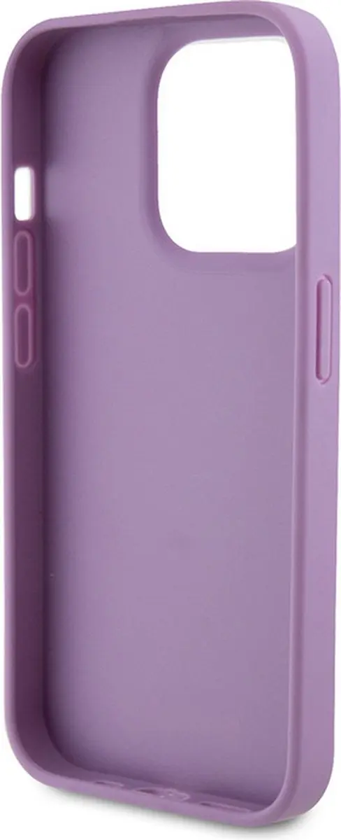 GUESS 4G Stamped Hoesje - iPhone 15 Pro - Paars