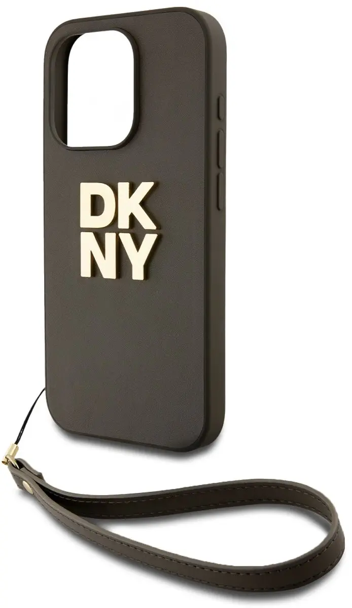 DKNY Hoesje iPhone 14 Pro DKHCP14LPBSWSA - Bruin