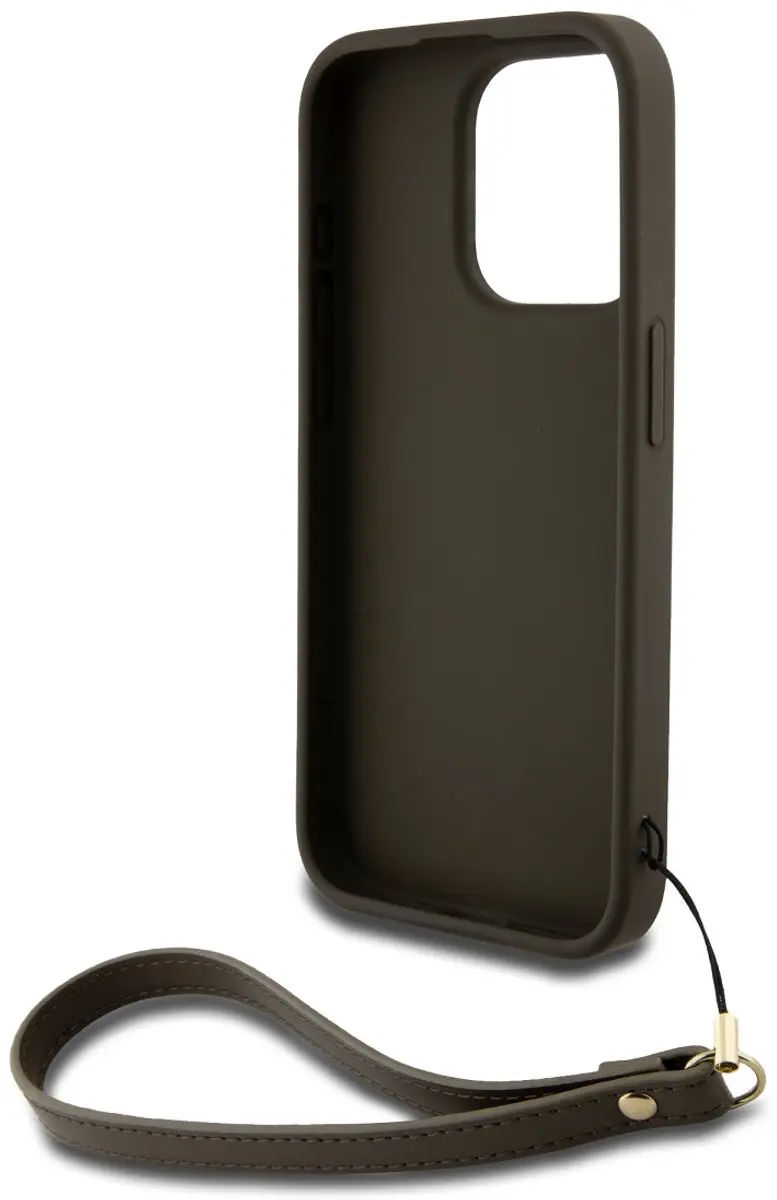 DKNY Hoesje iPhone 14 Pro DKHCP14LPBSWSA - Bruin