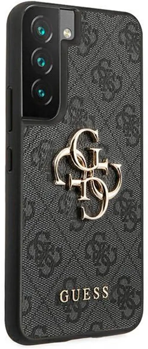 GUESS Golden Logo Hoesje Samsung Galaxy S22 - Grijs