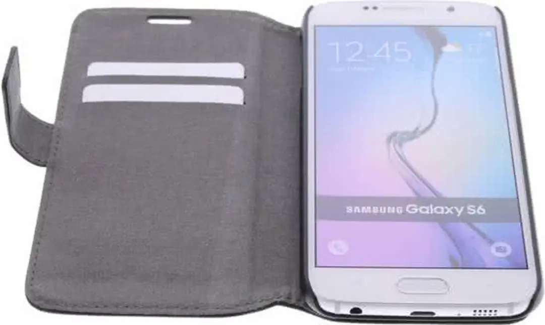 GUESS Samsung Galaxy S6 Studded Collection Folio Hoesje - Zwart