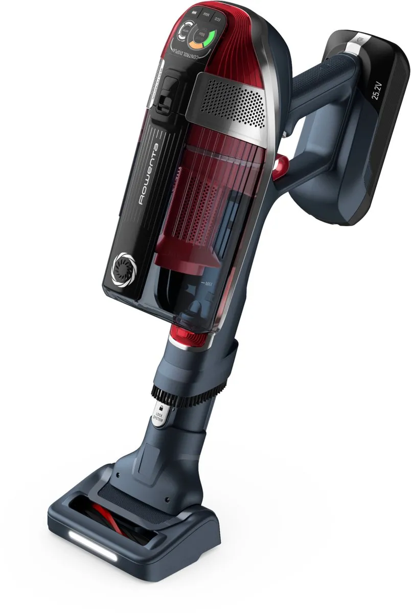 Rowenta X-Force Flex 11.60 RH9877 Steelstofzuiger - Grijs/Rood