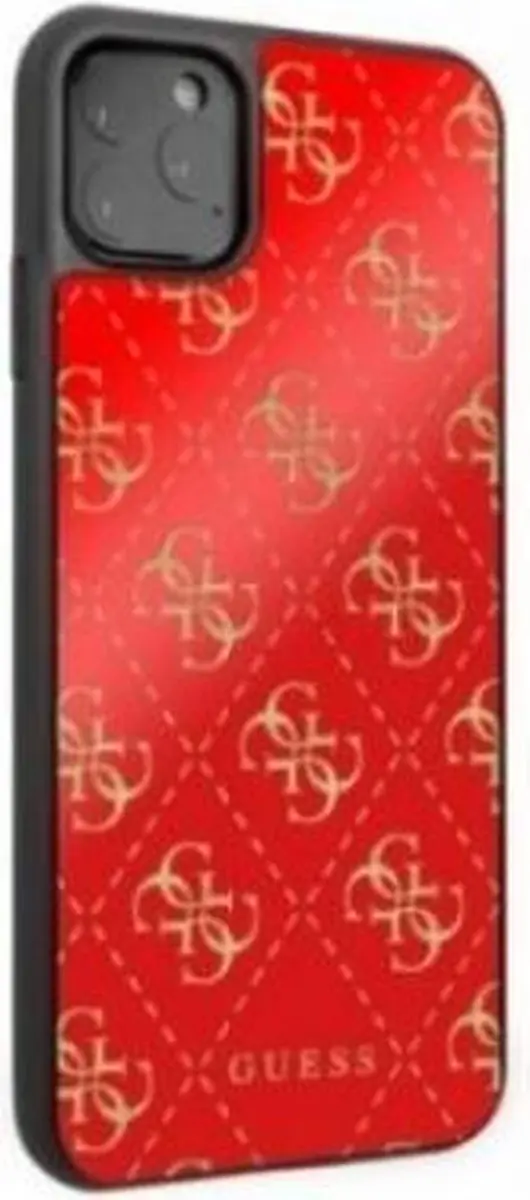 GUESS iPhone 11 Pro Max Backcover - Rood - GUHCN654GGPRE