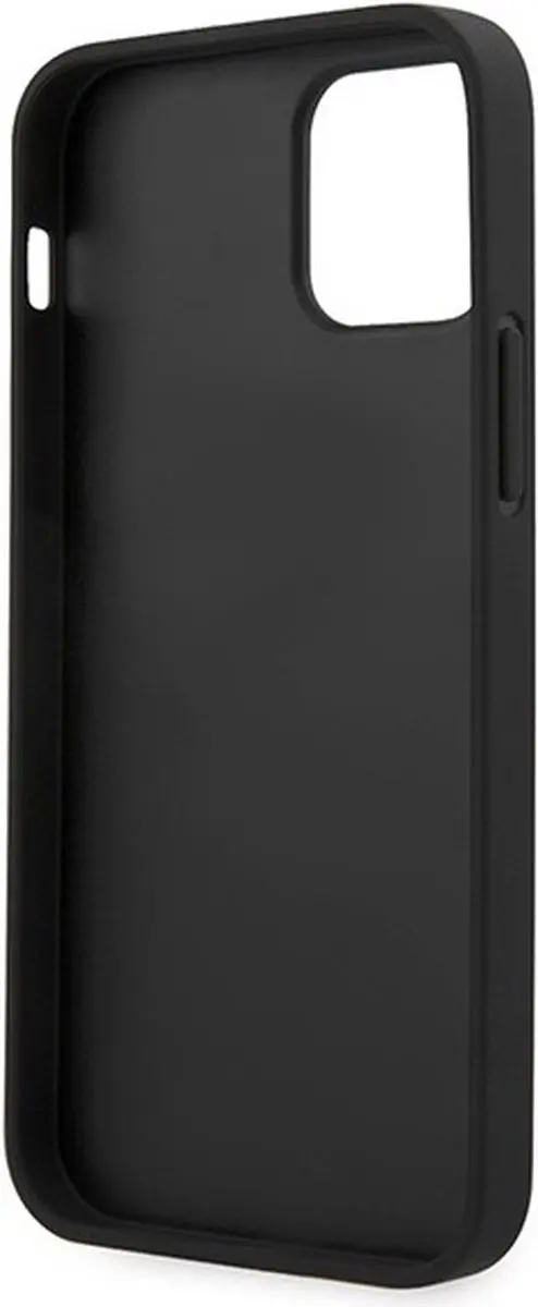 GUESS Saffiano V-Stitch Hoesje - iPhone 12 Pro Max - Rood