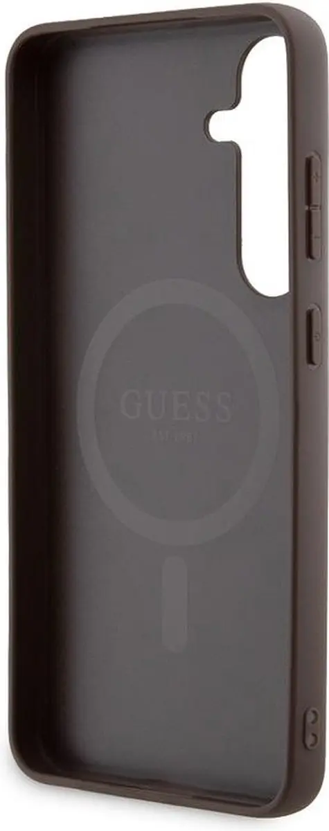 GUESS 4G Back Case MagSafe - Samsung Galaxy S24 Plus - Bruin