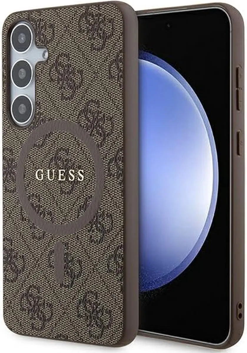 GUESS 4G Back Case MagSafe - Samsung Galaxy S24 Plus - Bruin
