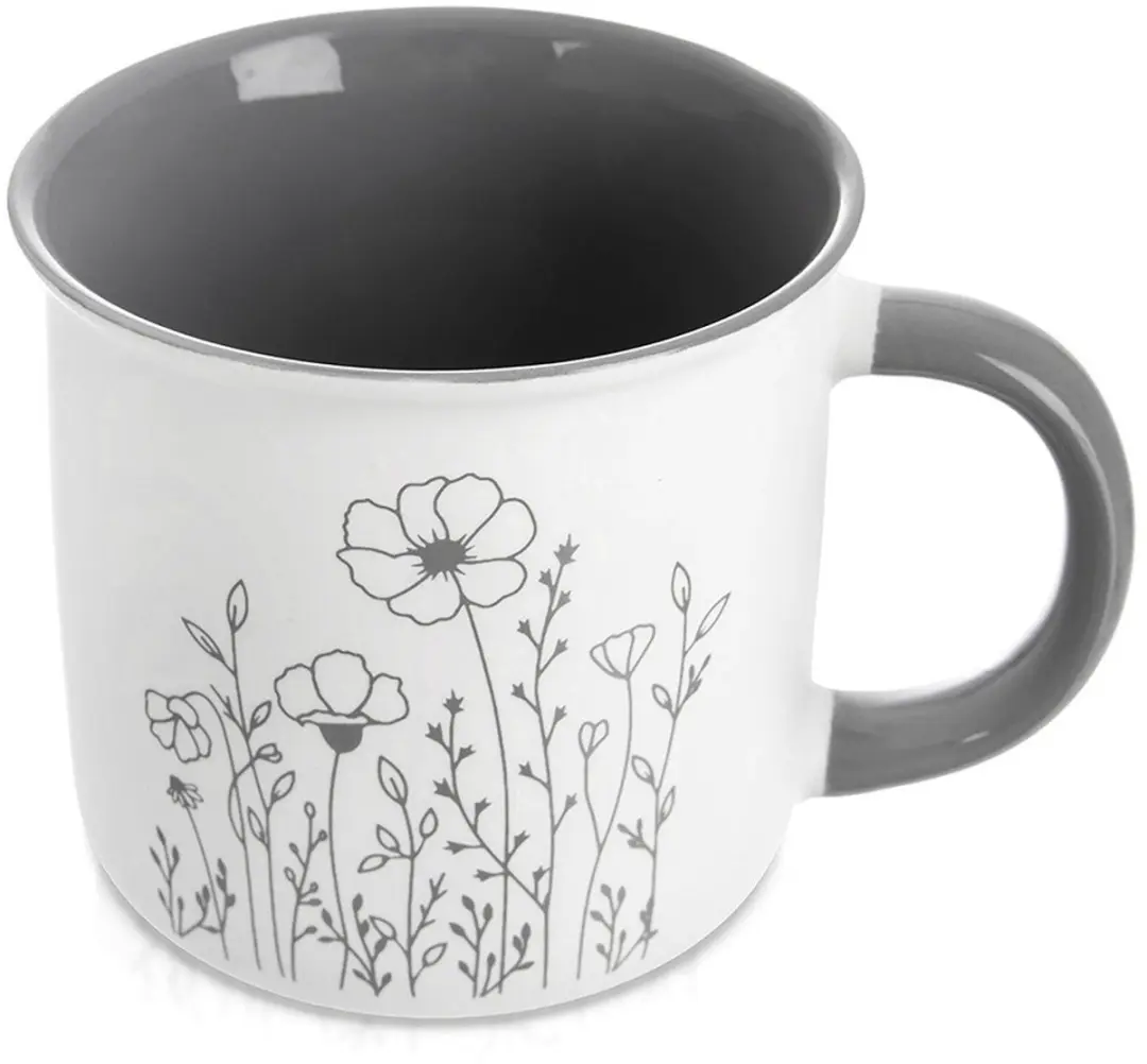 Orion Porseleinen Mok 400ml Bloemmotief