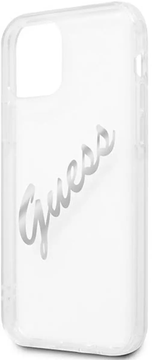 GUESS Vintage Transparant Hoesje - iPhone 12 Pro Max - Zilver - afbeelding 5 van 6
