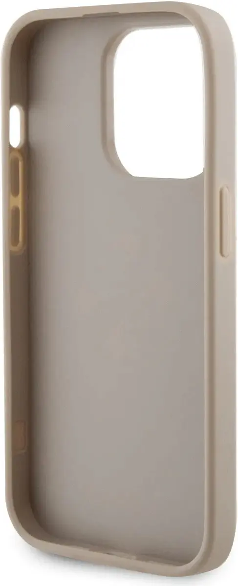 GUESS Perforated Back Case Goud - iPhone 15 Pro