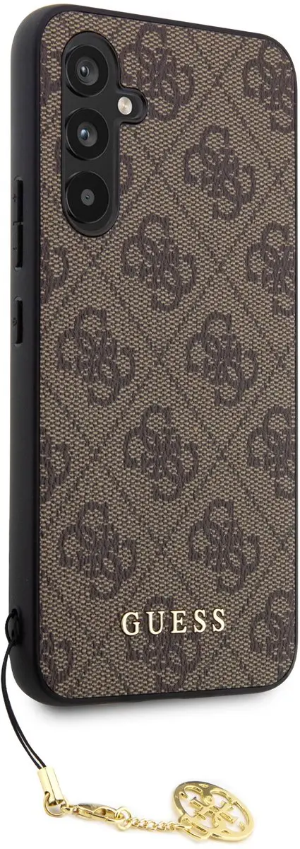 GUESS Charm Hoesje Samsung Galaxy S23 FE - Bruin