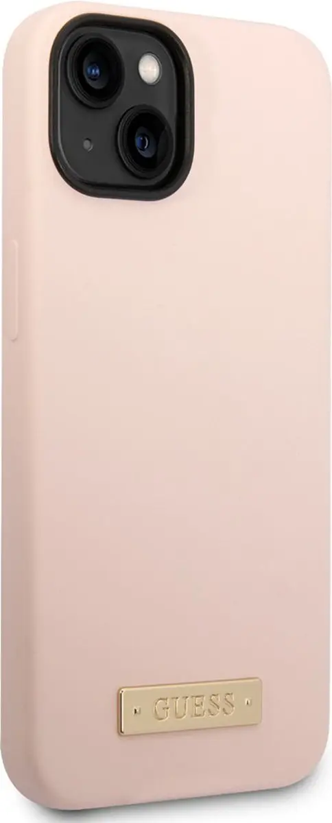 Guess Silicone Back Case GUHCP14SPISPI - Roze