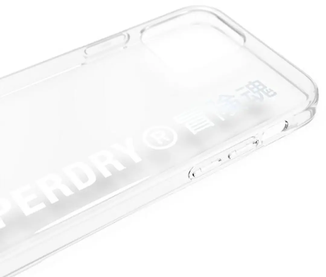 Superdry Snap Case Clear iPhone 12/12 Pro 6.1" - Transparant