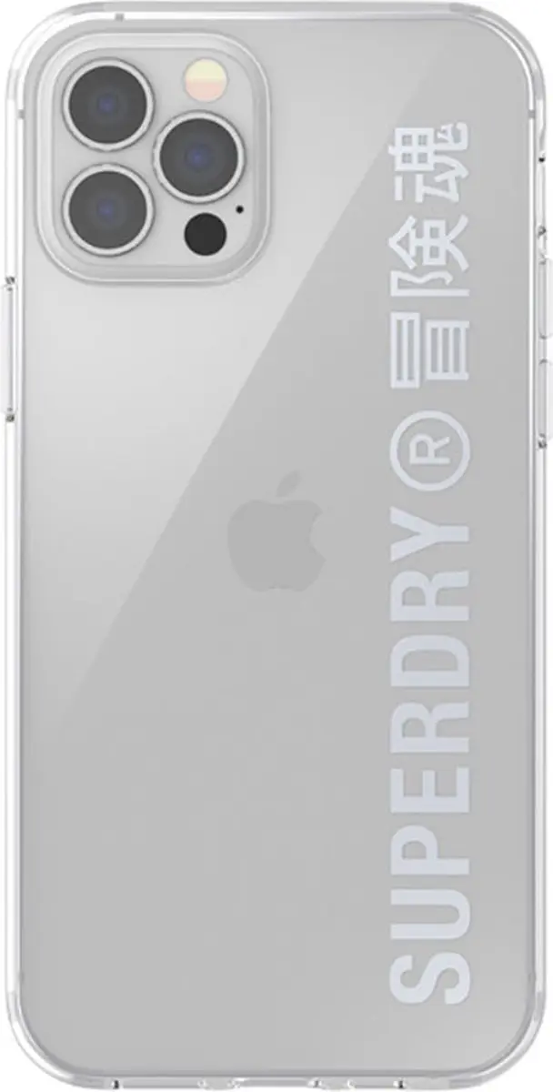 Superdry Snap Case Clear iPhone 12/12 Pro 6.1" - Transparant