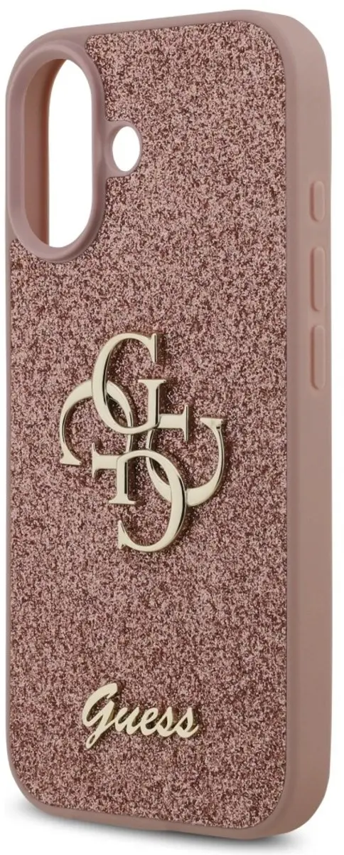 GUESS iPhone 17 Back Cover Roze - Siliconen bumper