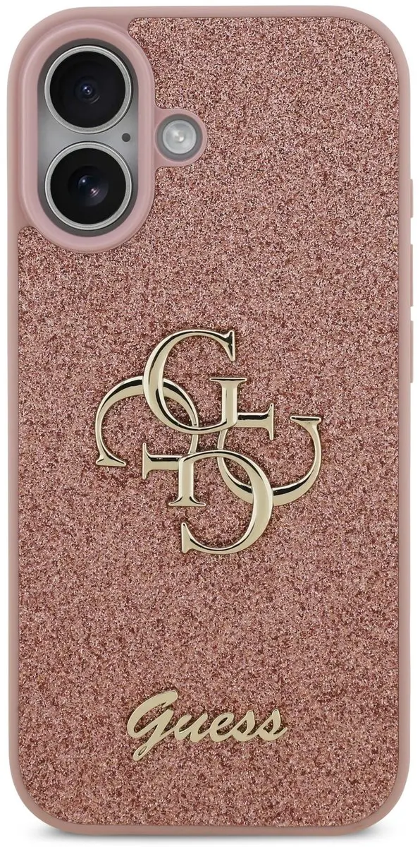 GUESS iPhone 17 Back Cover Roze - Siliconen bumper
