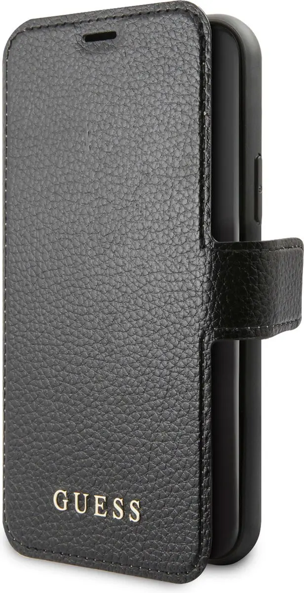 GUESS iPhone 11 Pro Hoesje 3700740463130 - Kunstleer - Zwart