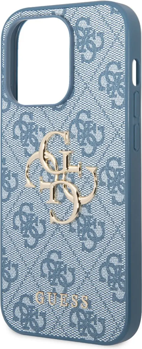 Guess iPhone 14 Pro Max Hardcase - Blauw - 3666339088774