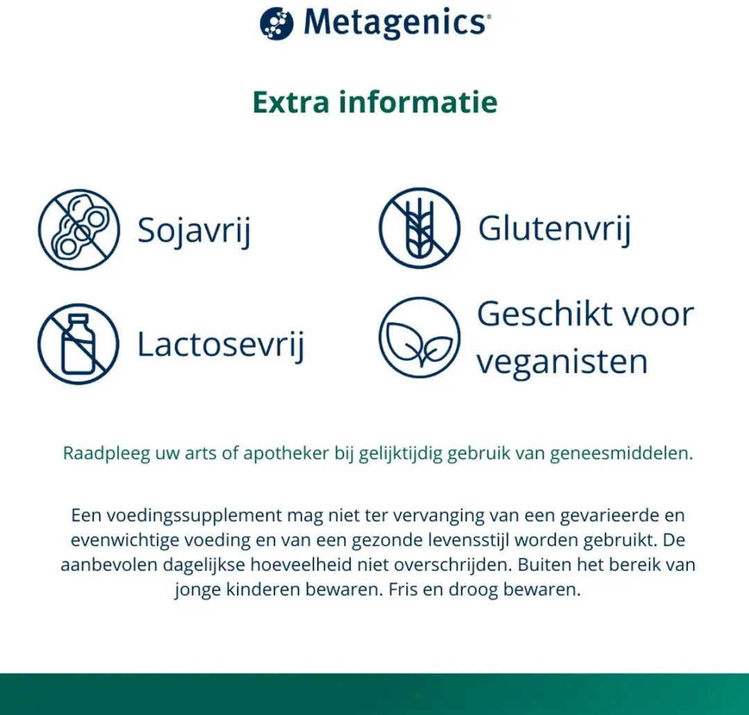 Metagenics Sanprogin 60 Capsules