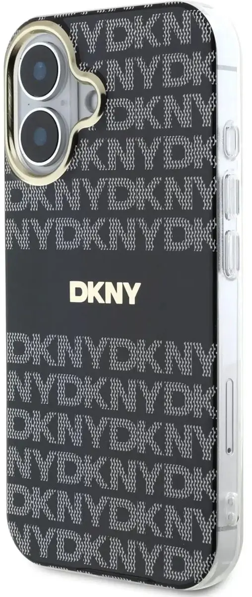 DKNY Backcover iPhone 16 - Zwart - 3666339335502 - afbeelding 6 van 6