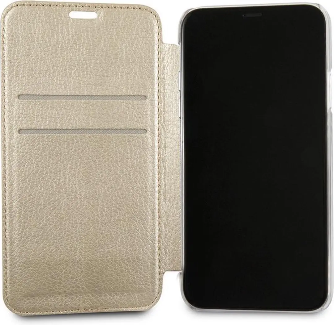 GUESS iPhone X/Xs Hoesje S212-3 - Goud