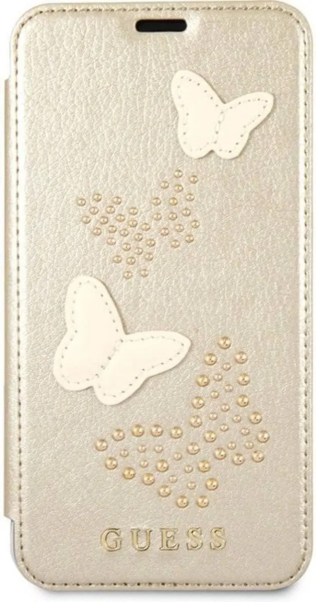 GUESS iPhone X/Xs Hoesje S212-3 - Goud