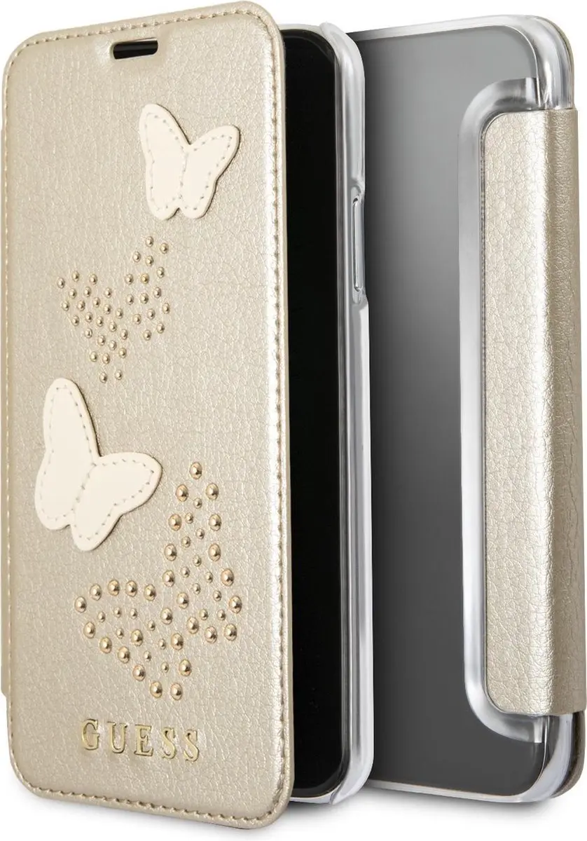 GUESS iPhone X/Xs Hoesje S212-3 - Goud